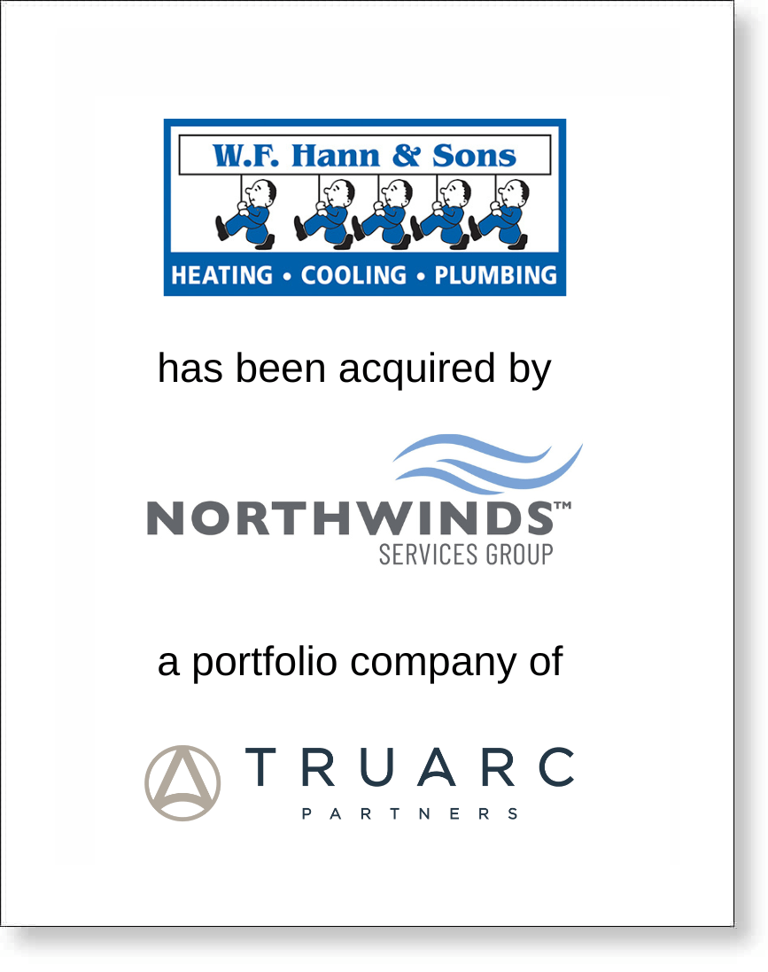 W.F. Hann has been acquired by Northwinds Services Group