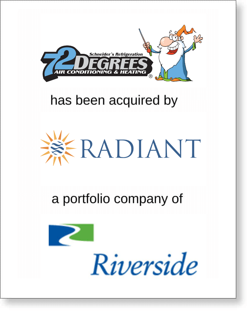 72 Degrees has been acquired by Radiant.