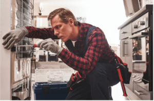 Electrical services business owner at work.