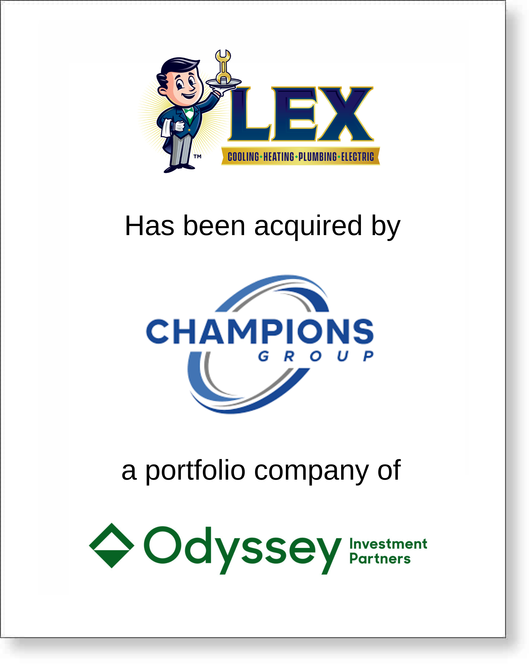 Lex air was sold to Champions Group.